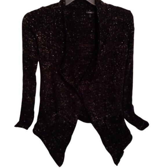 Express shimmery open front wool blend sweater  sz SP - Picture 10 of 15